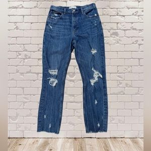 Abercrombie High Rise Mom Jean 29/8L